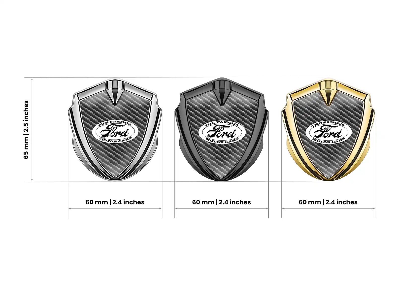 Ford Emblem Fender Abzeichen Anpassbar Pro Edition